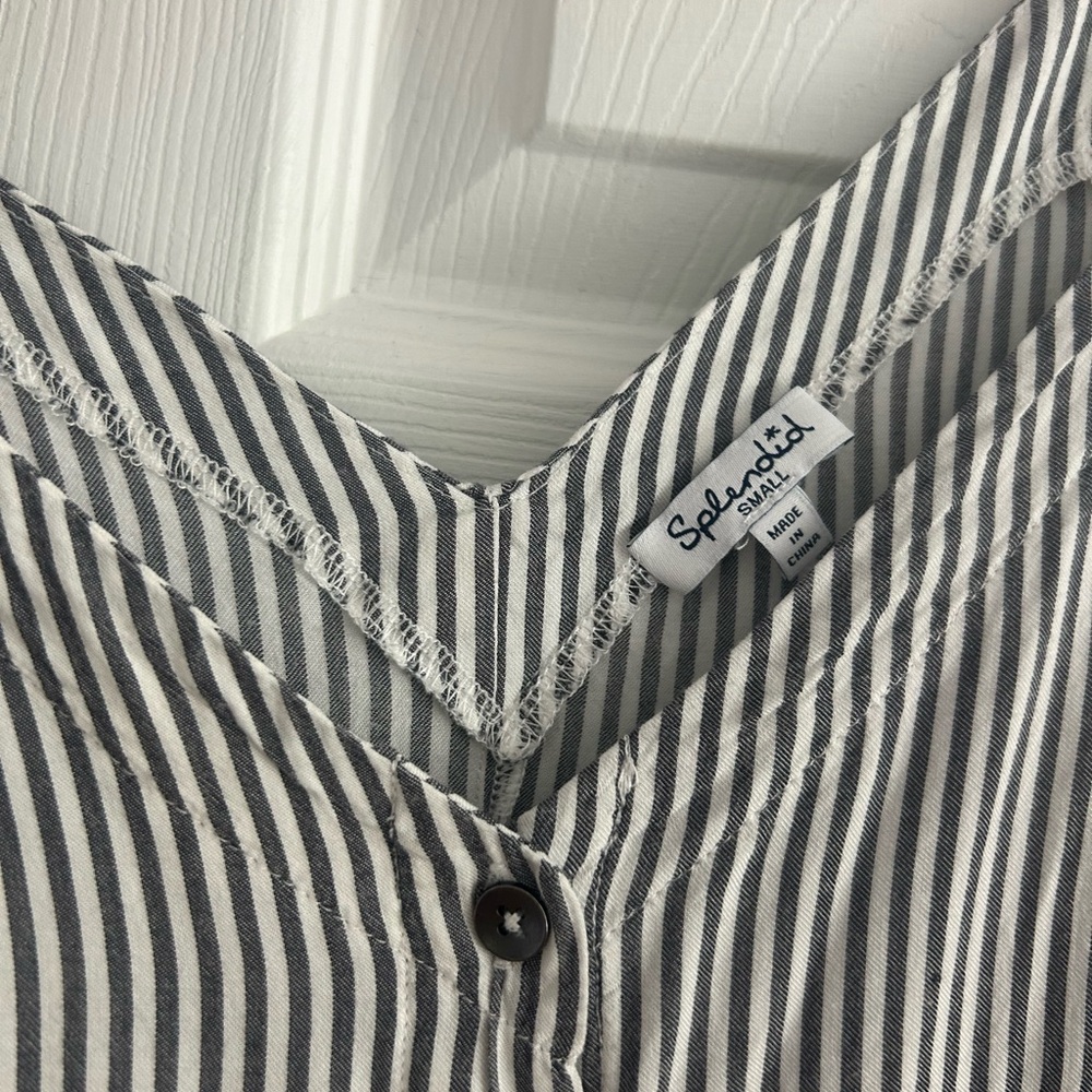 Splendid Striped Button-Down Dress - image 2